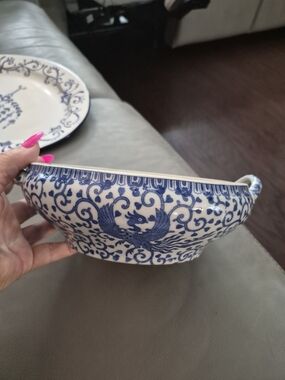 Japanese “Phoenix Bird” Bowl Early 20 Th Century